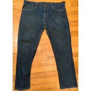 Men's Levi's Blue Jeans 511 Slim Fit Skinny Leg Dark Wash Size 36 x 29 EUC